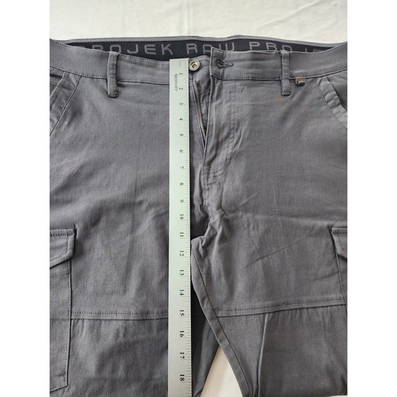Projek Row Project Cargo Pants Men's Gray Relaxed Fit Casual Outdoor Size 32x30 - Picture 2 of 5